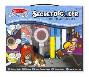 Melissa &amp; Doug secret decoder deluxe set