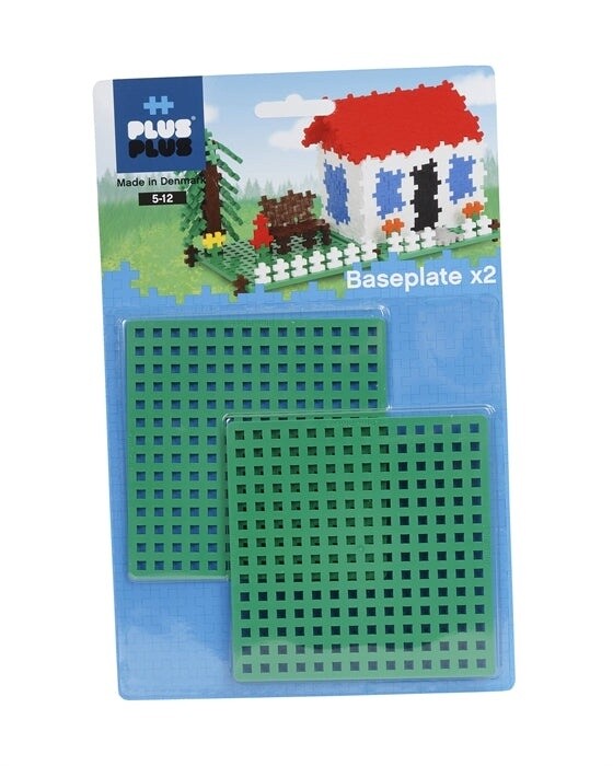 Plus-Plus baseplate 2pk- green