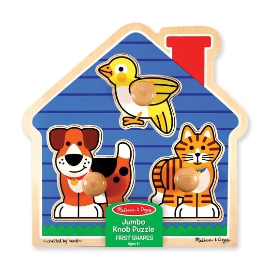 Melissa &amp; Doug jumbo knob pets puzzle