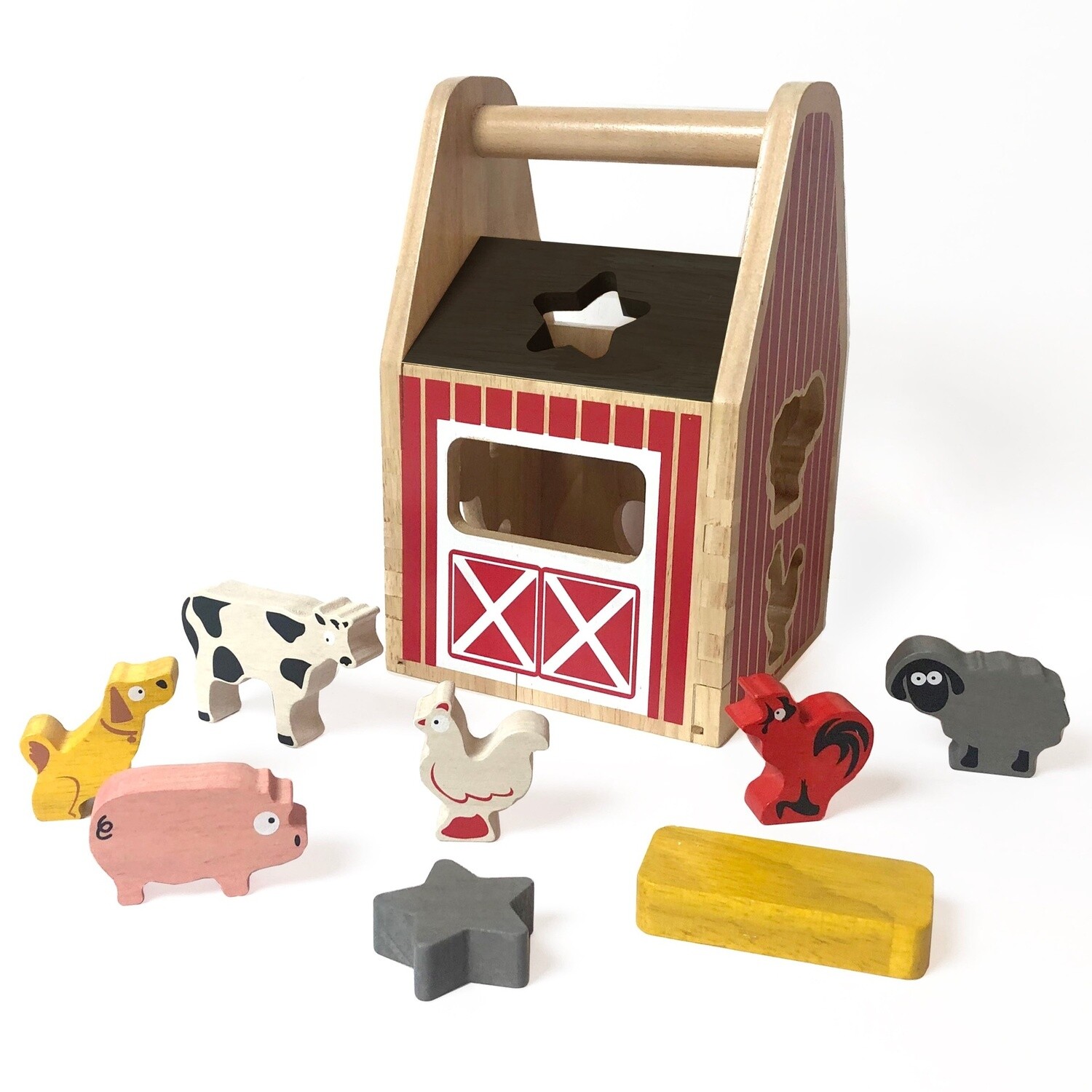 BeginAgain barnyard shape sorter