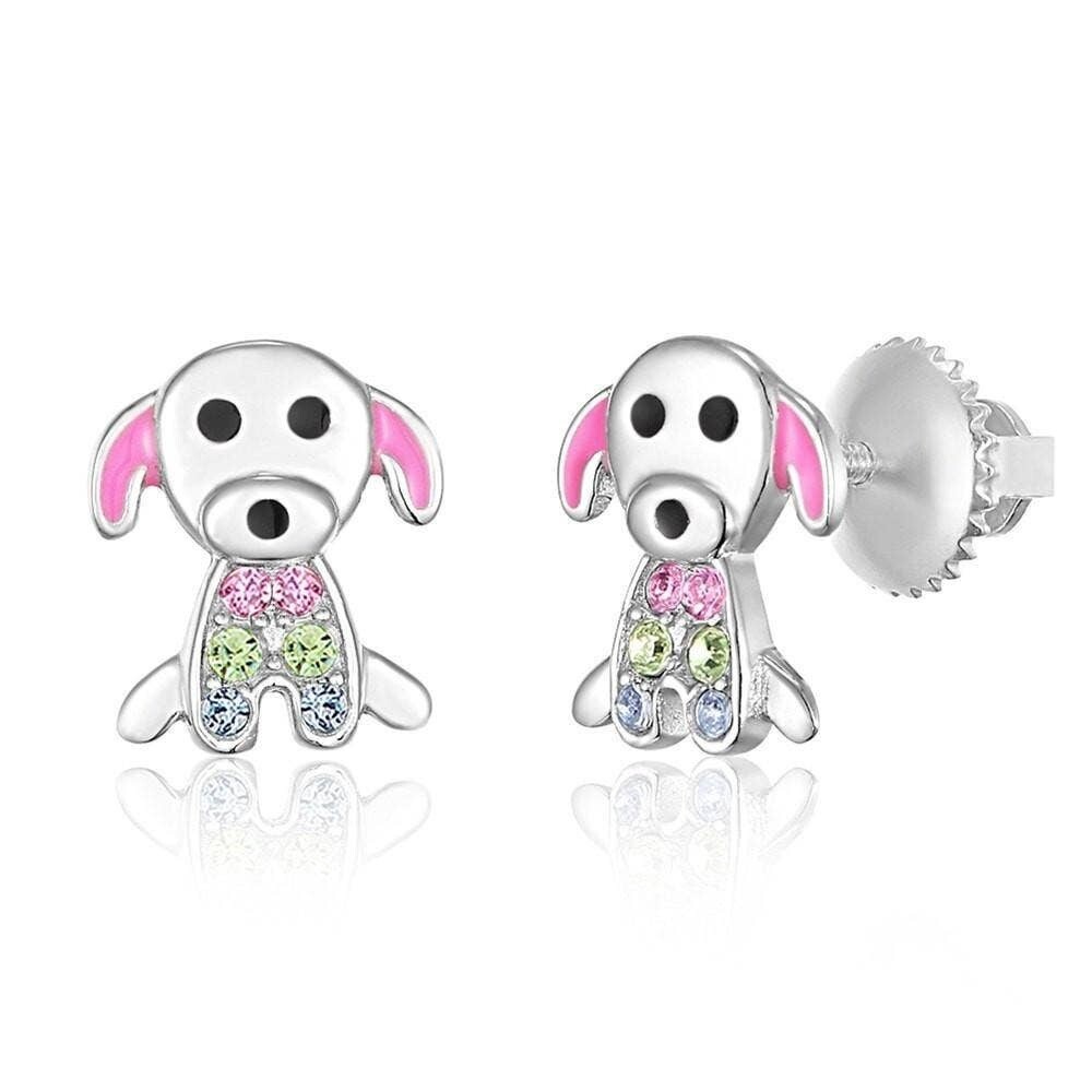 Chanteur - Dog Screwback Earring