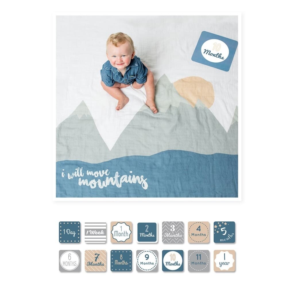 Lulujo baby&#39;s first yr blanket- Move Mountains