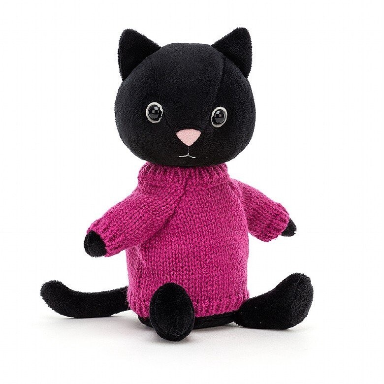 Jellycat Knitten Kitten- Fuchsia