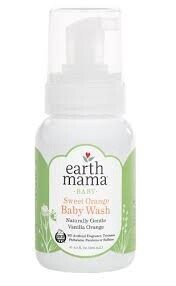 Earth Mama sweet orange wash- 5.3oz