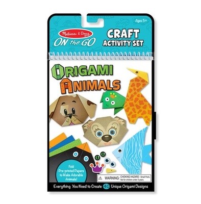Melissa & Doug on the go craft book- origami anmals