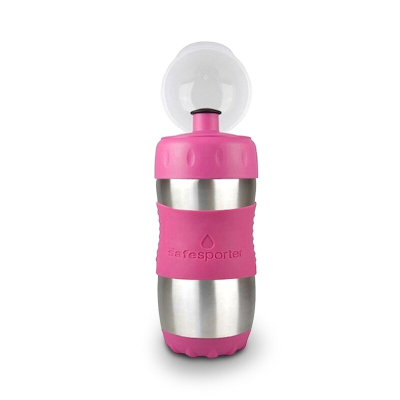 Kid Basix 12oz Safe Sporter- fuchsia