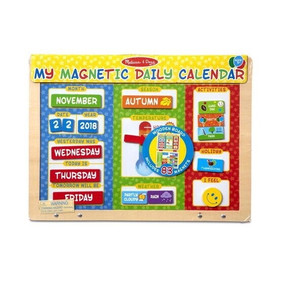 Melissa &amp; Doug my 1st daily magnetic calendar