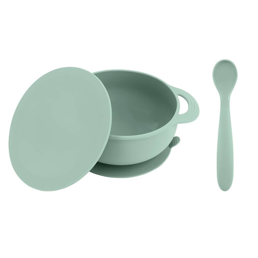 Bazzle Baby - Anchor Bowl with Lid + Spoon