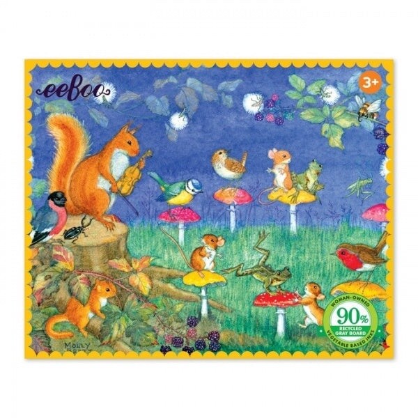 eeBoo 36 piece miniature puzzle- Firefly Party