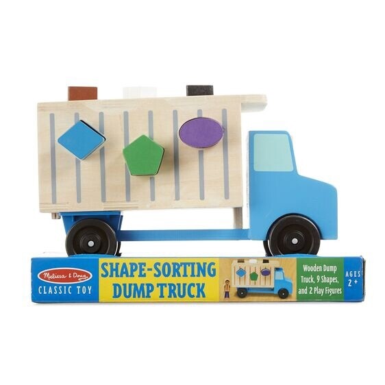 Melissa &amp; Doug shape sorting dump truck
