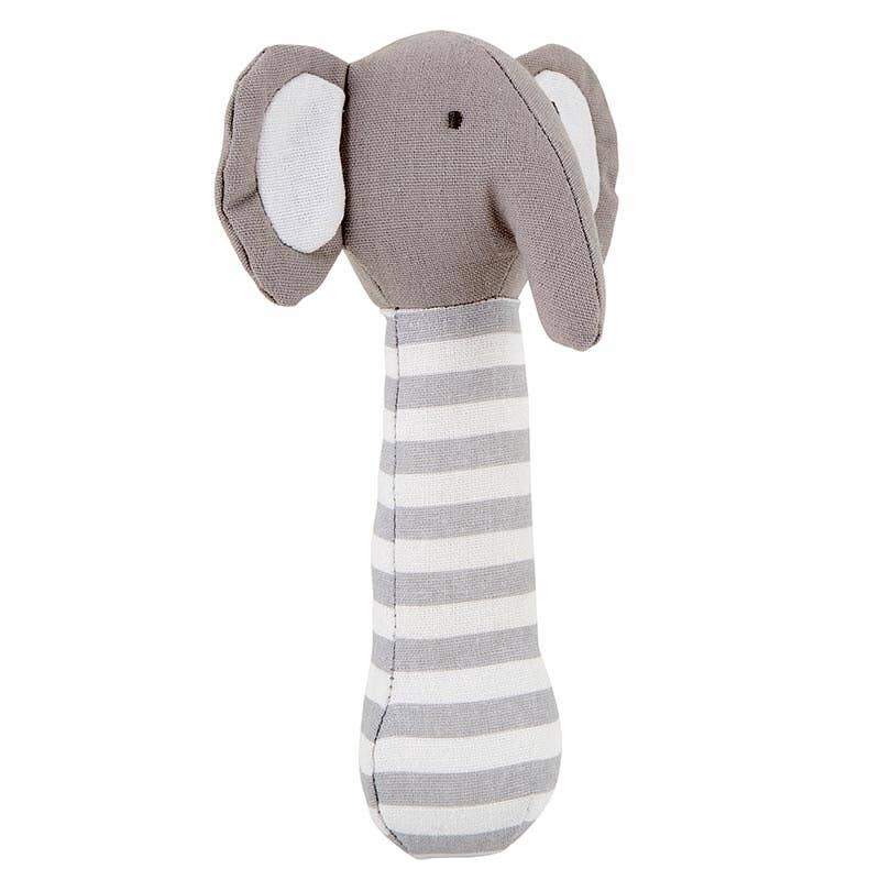 Stephan Baby- Post Rattle Elephant