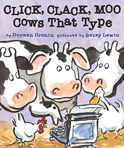 Click, Clack, Moo, Cows That Type board book