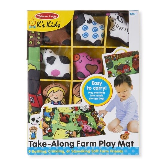 Melissa &amp; Doug farm take-along play mat