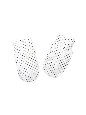 Under the Nile - Organic Baby Mittens- Polka Dot