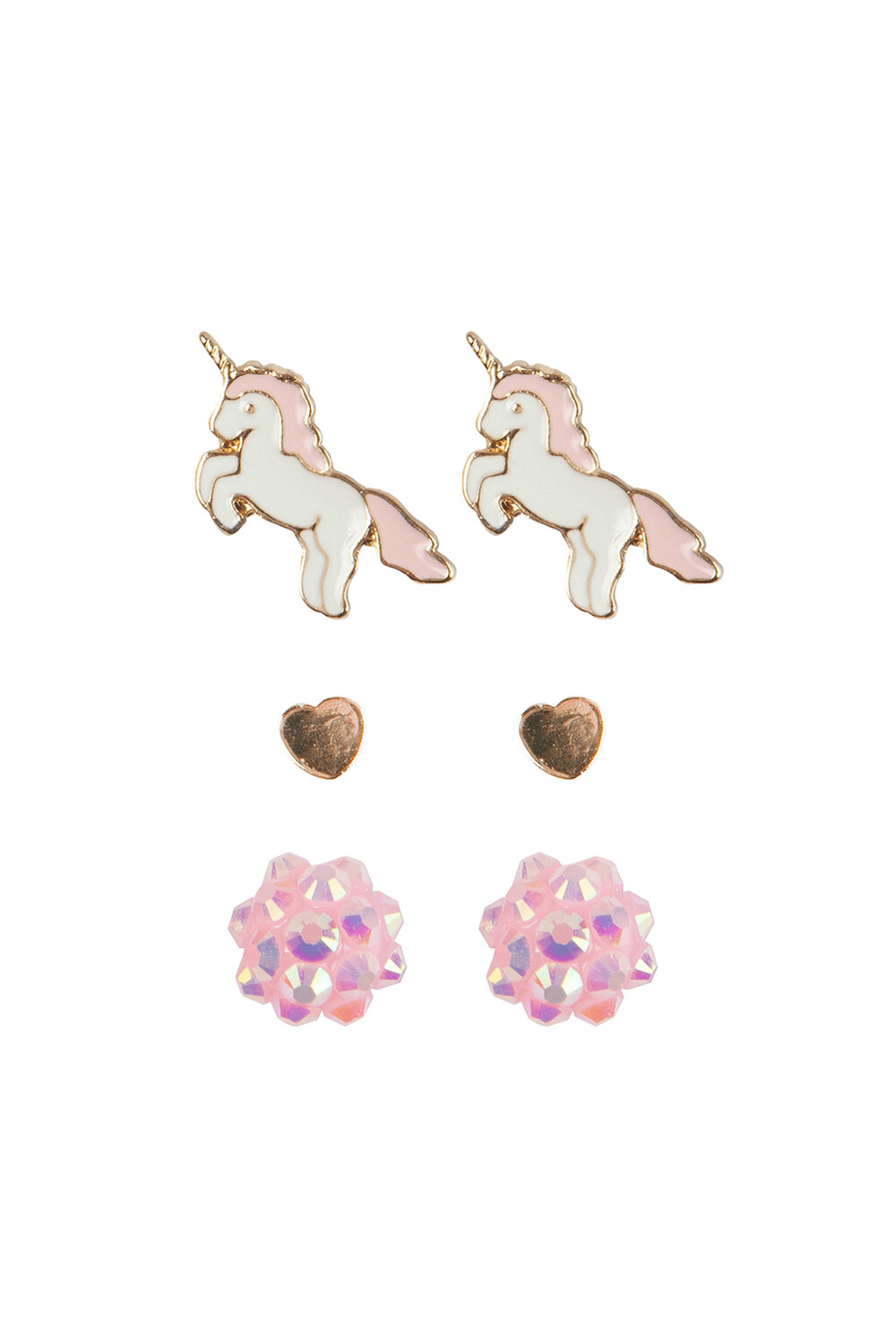 Great Pretenders Unicorn Earrings 3pk