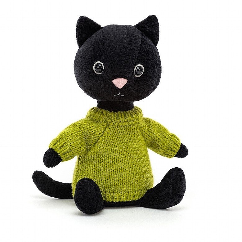 Jellycat Knitten Kitten- Lime