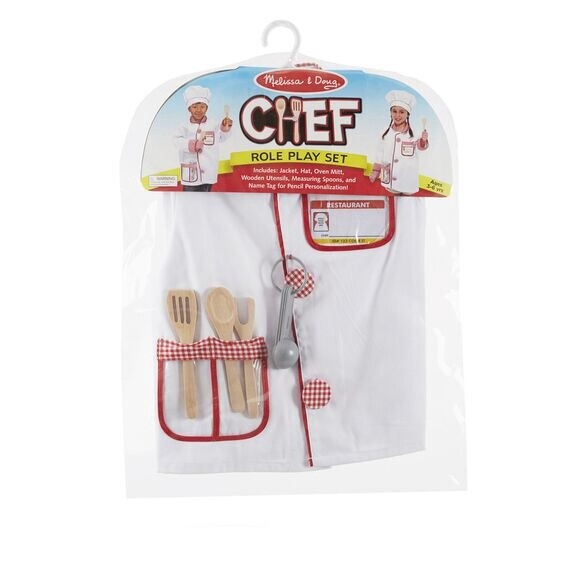 Melissa &amp; Doug role play costume set: chef
