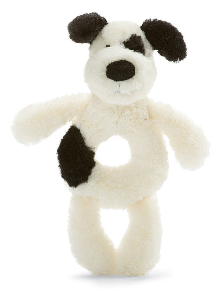 Jellycat Bashful Puppy Ring Rattle
