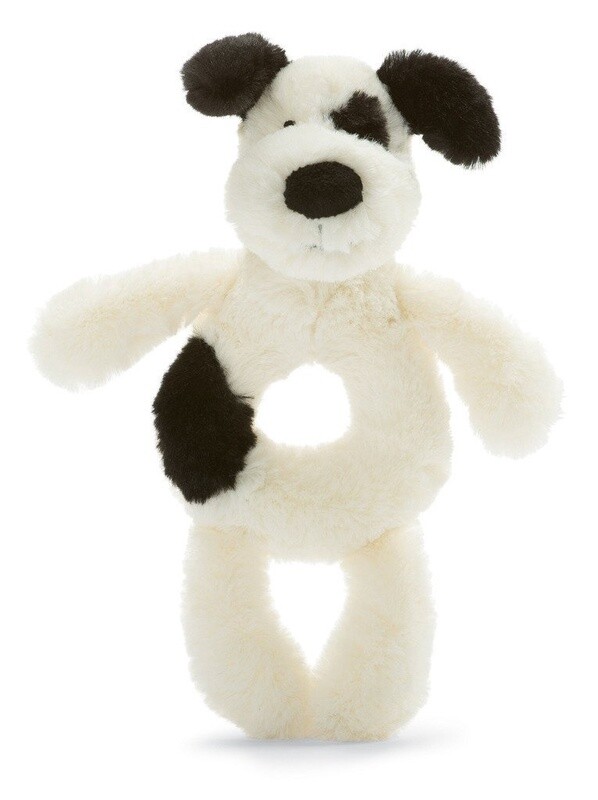 Jellycat Bashful Puppy Ring Rattle