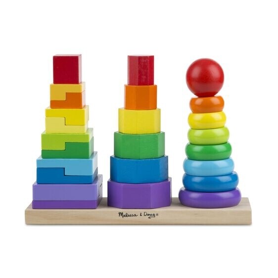 Melissa &amp; Doug geometric stacker