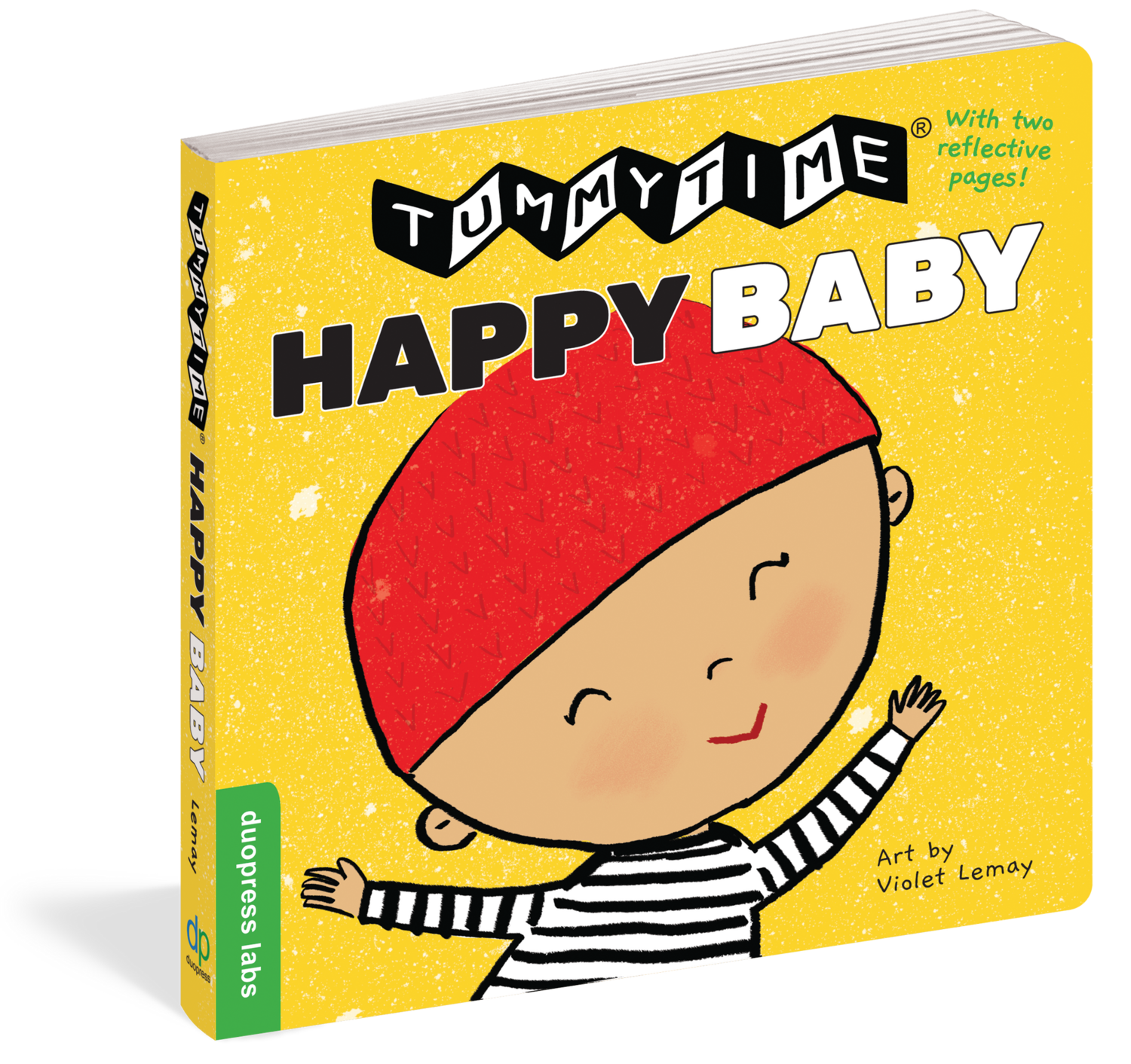 Tummy Time: Happy Baby- Board Book