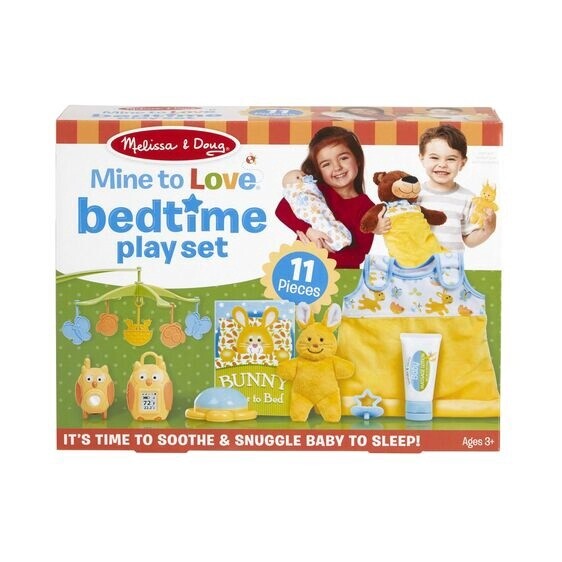 Melissa &amp; Doug mine to love doll bedtime playset