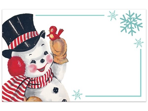 Gift Enclosure Card- Snowman