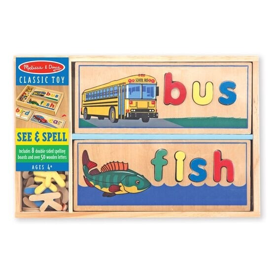 Melissa &amp; Doug see &amp; spell learning toy