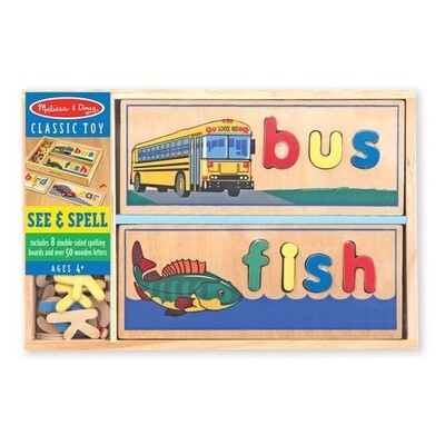 Melissa & Doug see & spell learning toy