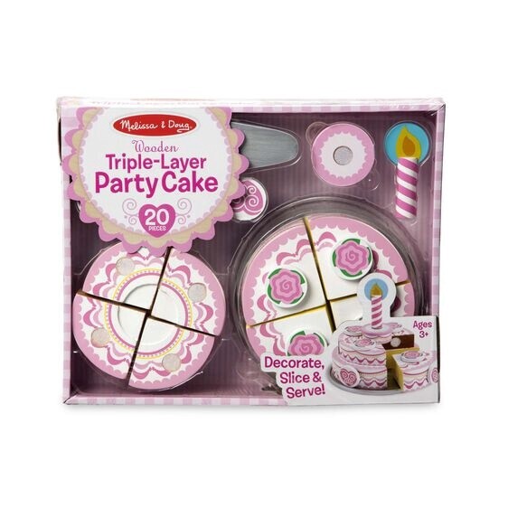Melissa &amp; Doug triple layer party cake