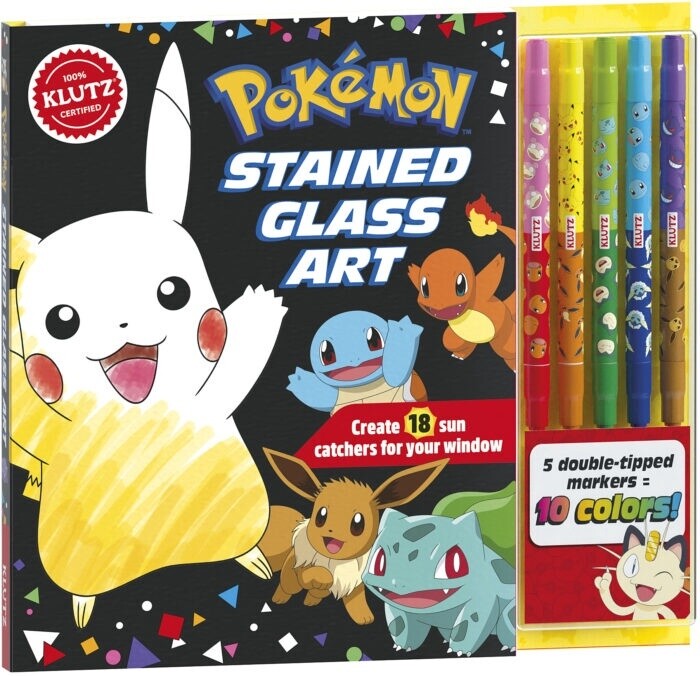 Klutz Pokemon Stained Glass Art