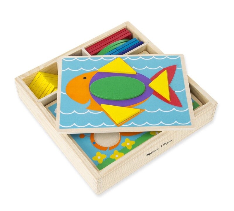 Melissa &amp; Doug beginner pattern blocks