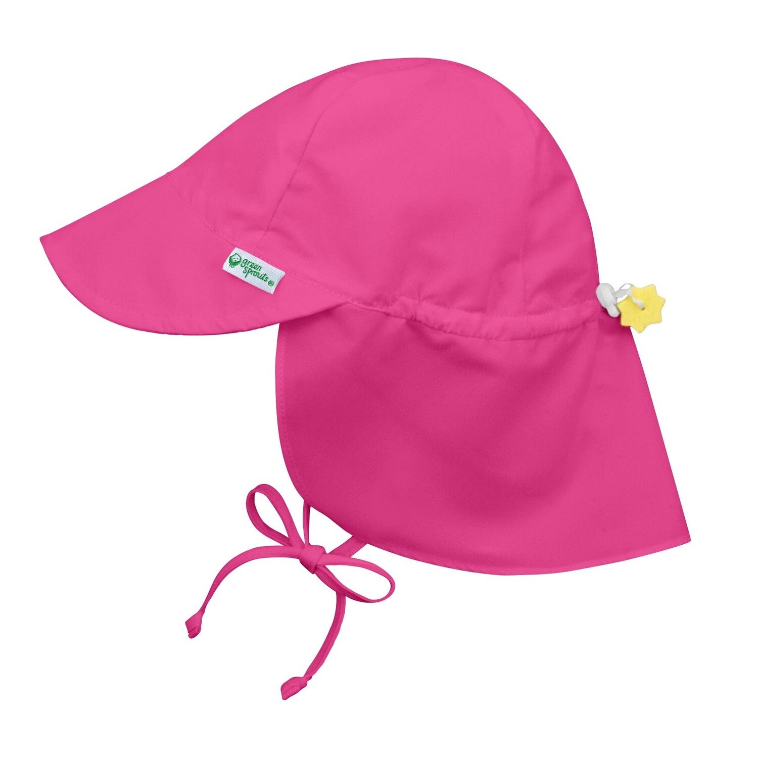 Green Sprouts Infant Flap Sun Protection Hat - Fuchsia