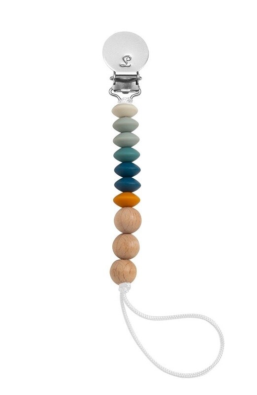 Loulou lollipop pacifier clip- jubilee ocean