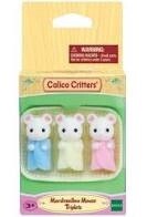Calico Critter Marshmallow Mouse Triplets