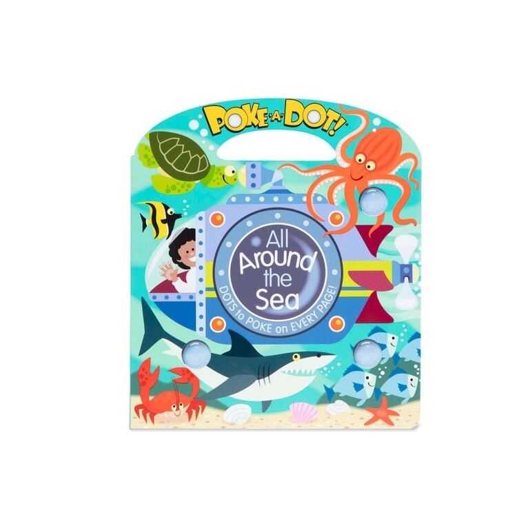 Poke-a-dot take-along book- All Around the Sea