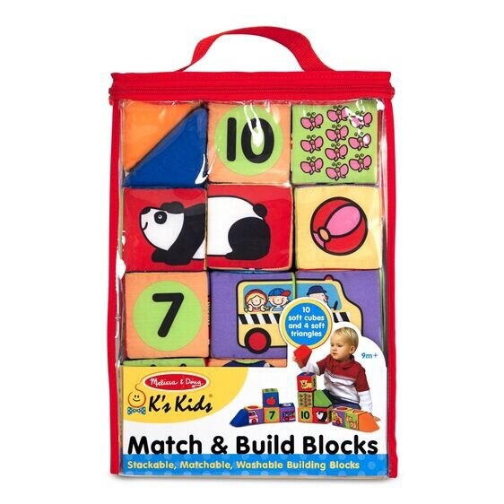 Melissa &amp; Doug match and build blocks