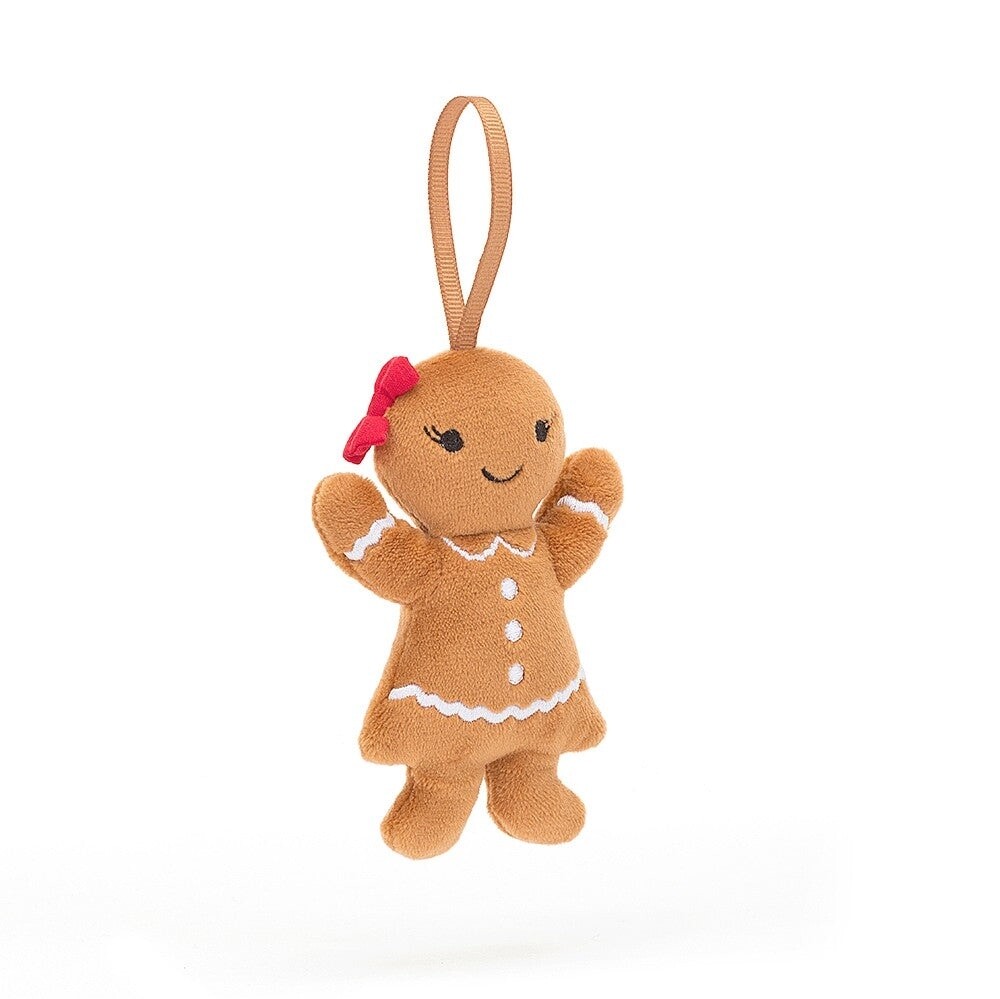 Jellycat Gingerbread Ornament- Ruby