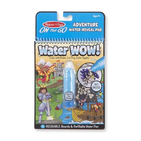 Melissa &amp; Doug water wow on the go book- adventure