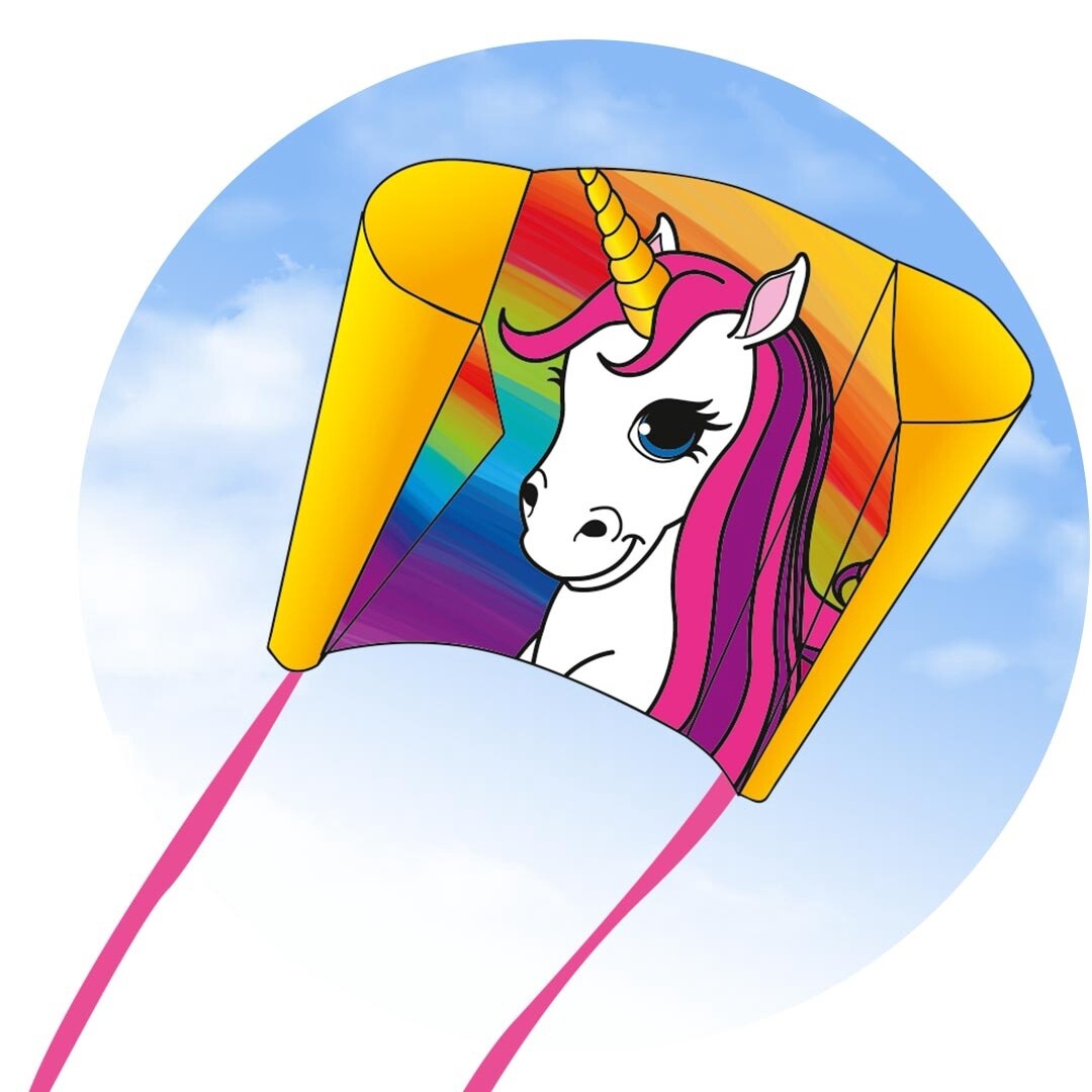 HQ Kites pocket sled kite- unicorn
