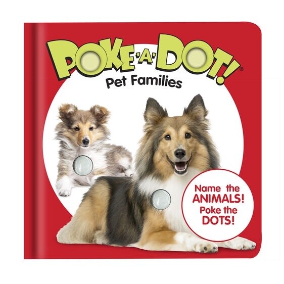 Melissa &amp; Doug little poke-a-dot book: pet families