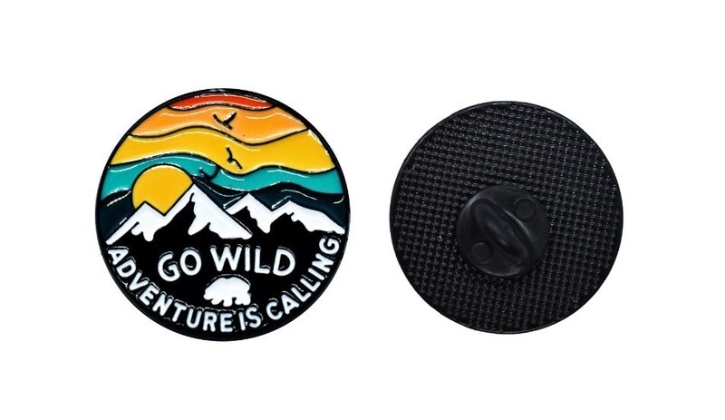 Go Wild Enamel Pin