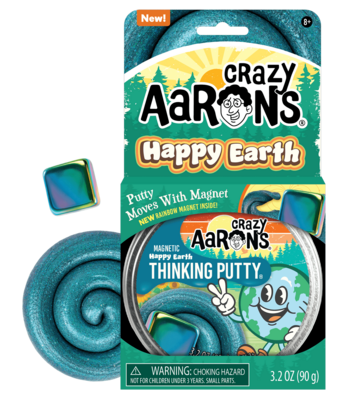 CrazyAarons 4" Putty Tin- Happy Earth