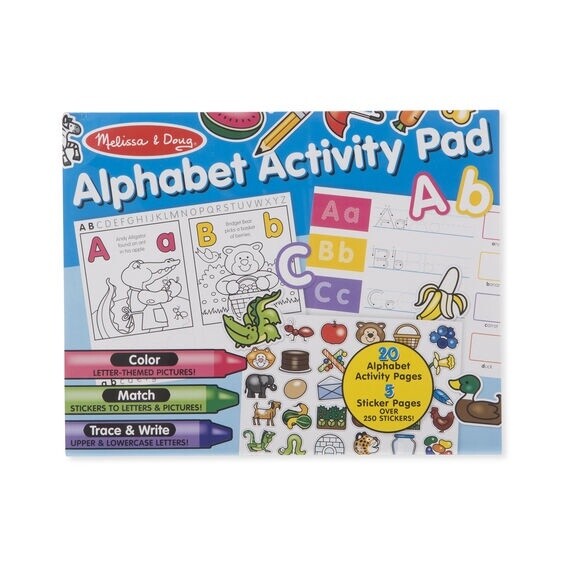 Melissa &amp; Doug activity sticker pad- Alphabet