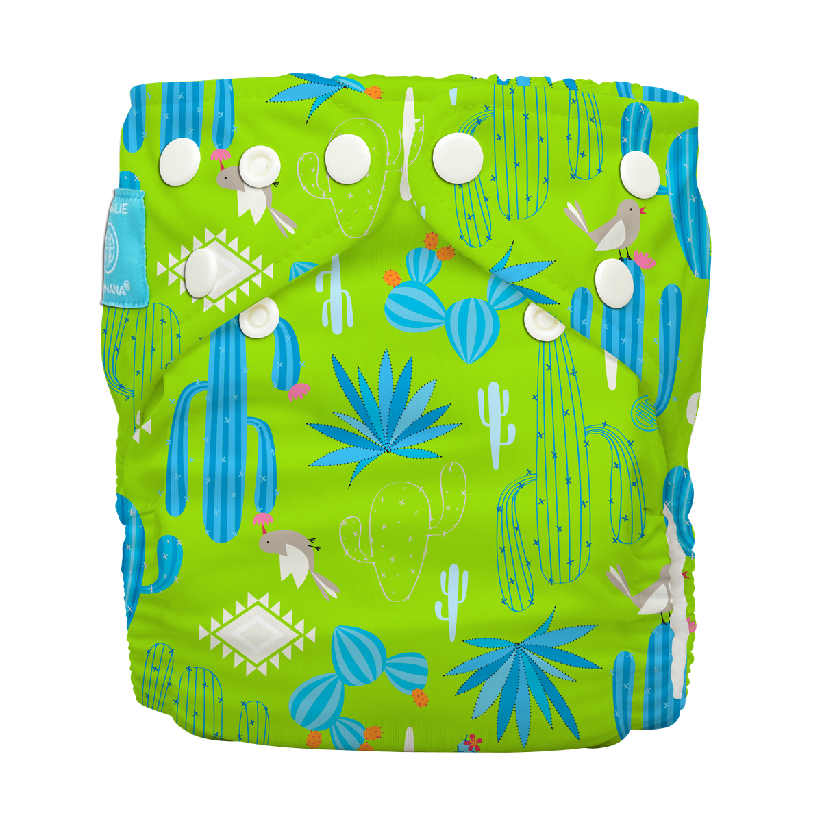 Charlie Banana - Hybrid AIO Diaper - Lime Cactus