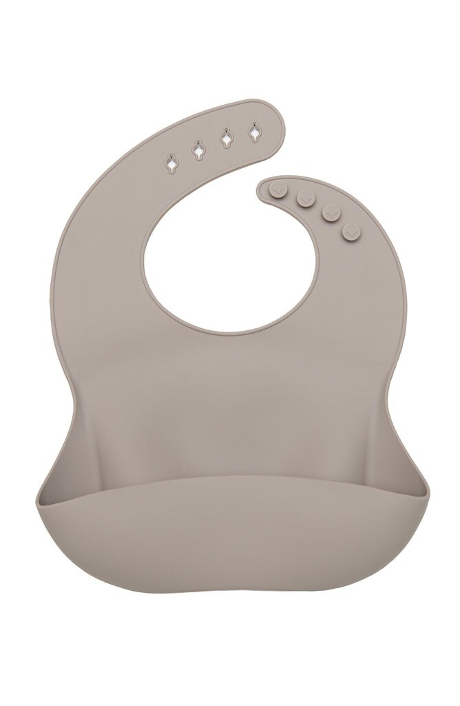 Loulou Lollipop Silicone Bib- Mushroom