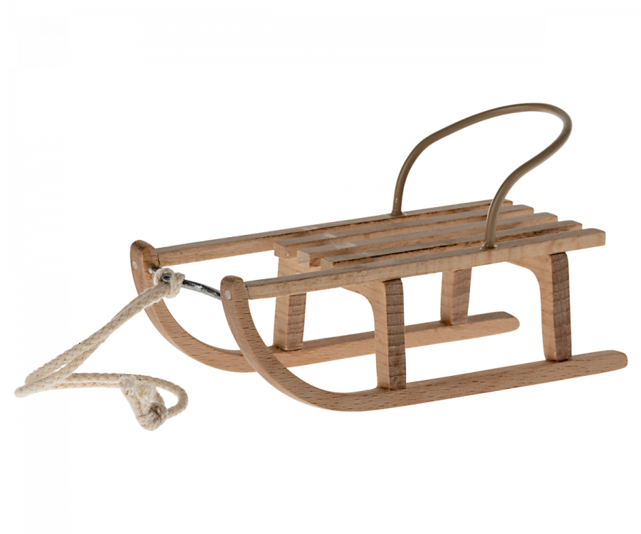 Maileg mouse sled