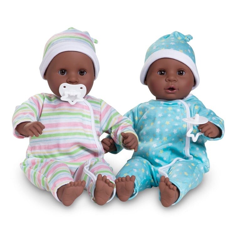 Melissa &amp; Doug Twin 15&quot; Dolls- Tyler &amp; Taylor