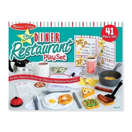 Melissa &amp; Doug star diner restaurant play set