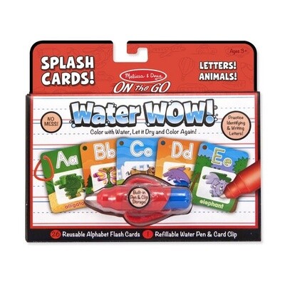 Melissa & Doug water wow splash cards- alphabet